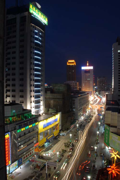 一等奖作品:宿州路夜景